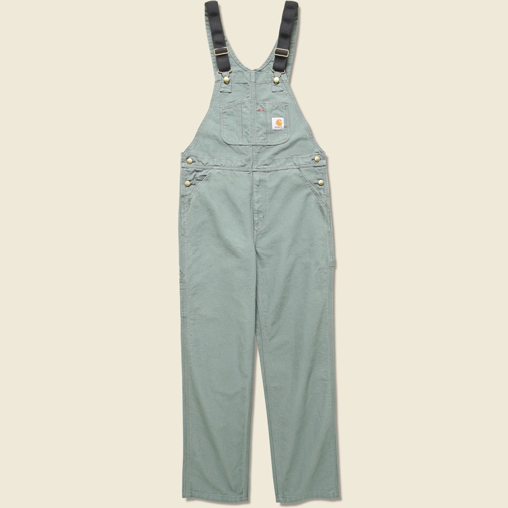 Carhartt WIP Bib Overalls - Smoke Green